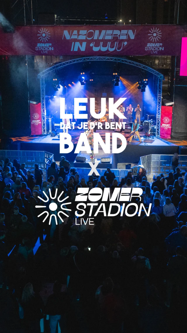 ⏩▶️▶️▶️◀️◀️◀️⏪💃🏽 @zomerstadionlive 👆🏼 @leukdatjedrbentband 🎷🩵🎷🩵