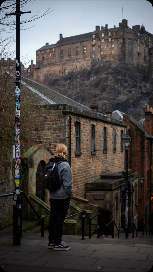 Personal frames from Edinburgh — cobblestones, slow mornings, ours <3